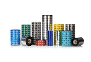 Zebra 03200GS11007 Black Wax/Resin Ribbon – 110mm x 74m (4.3" x 244') – 0.5" Core – 12 Rolls/Case