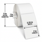 Rebuilt Zebra 10009525 dimension diagram