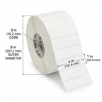 Zebra 92071 annotated label roll