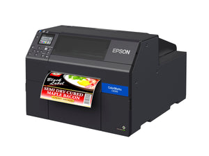 ColorWorks CW-C6500P Color Inkjet Label Printer with Peel and Present
