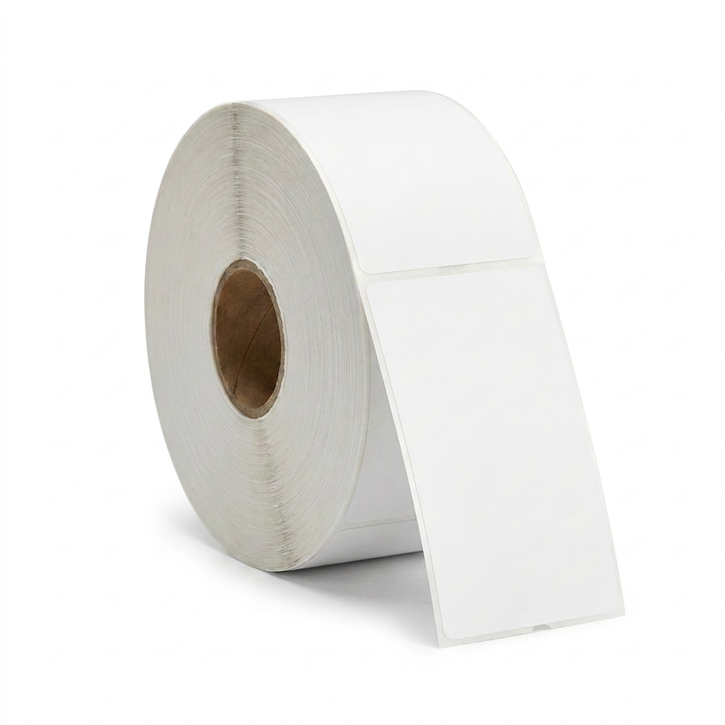 Clean Zebra 10009527 label roll illustration