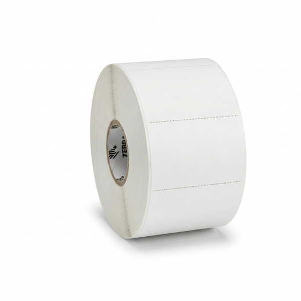 Clean Zebra 10010055 paper-tag roll
