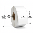 Illustrative Zebra 800640-505 dimension diagram