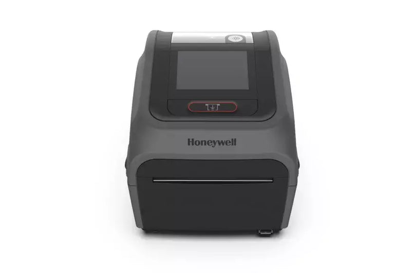 Honeywell PC45D desktop label printer with touchscreen and compact design, ideal for fast-paced work environments.