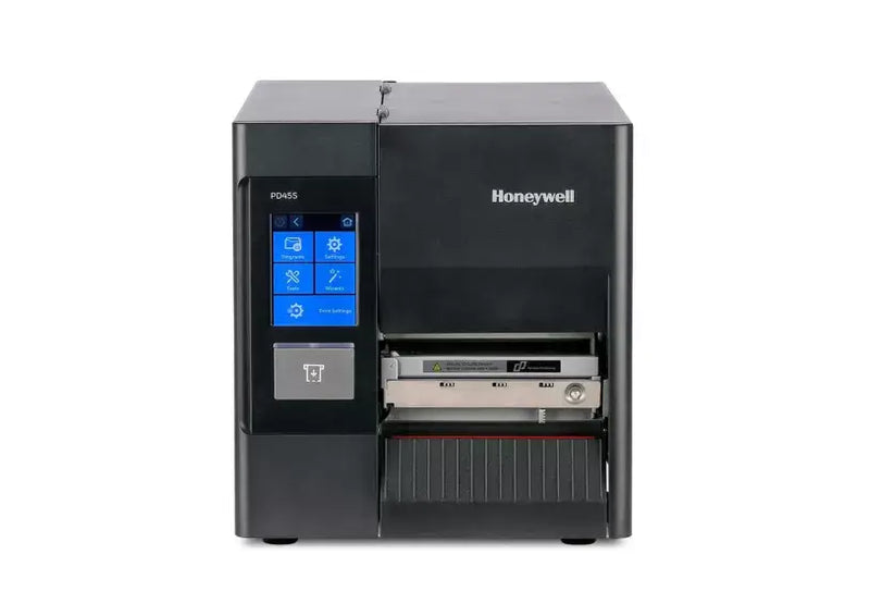 Honeywell PD45 Industrial Thermal Transfer Printer front view with control panel