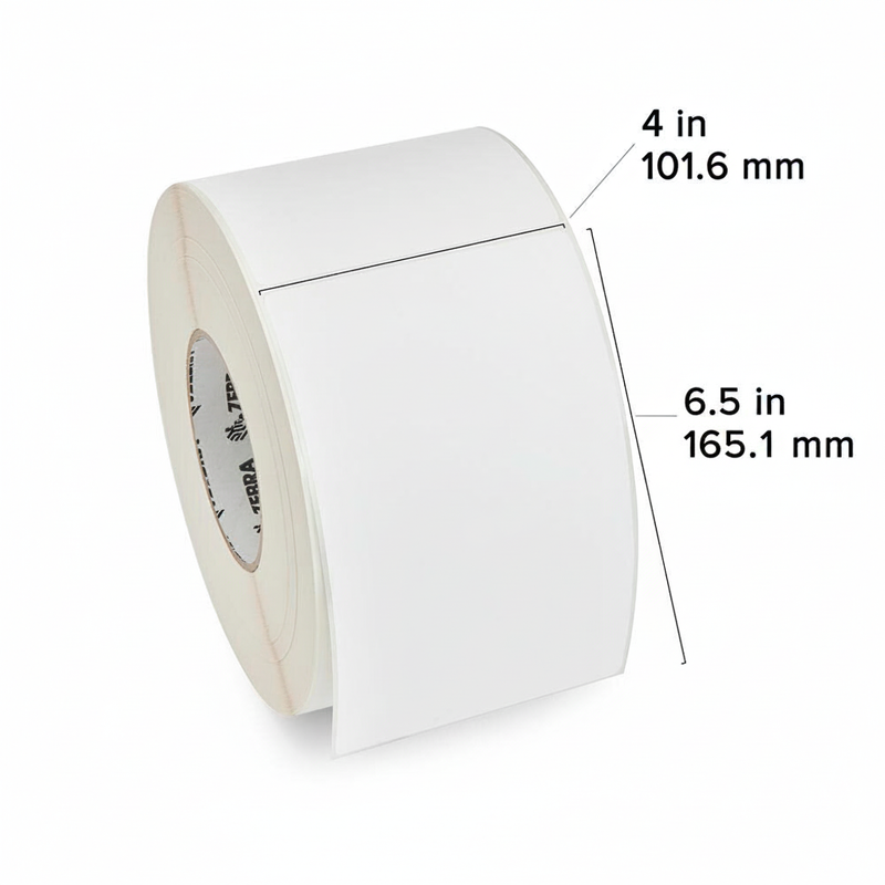 Zebra 10021229 Z-Perform 1500T 4" x 6.5" Thermal Transfer Paper Label