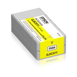 Epson C-831 yellow ink cartridge, GJIC5(Y), designed for quality printing results.
