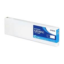 Epson TM-C7500G gloss cyan ink cartridge SJIC30P(C) for high-quality printing.